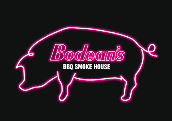 Graphic design and print of various advertising flyers, restaurant menu, shopping bags, loyalty and discount cards for Bodean's - London